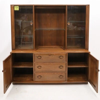Ercol Windsor Sideboard Display Cabinets Fruitwood Finish FREE UK Delivery* - Image 1 of 4