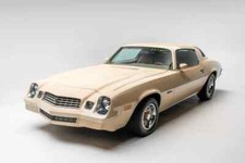 1979 Chevrolet Camaro Sport Coupe Beige 24x36 Poster Vintage Classic Car
