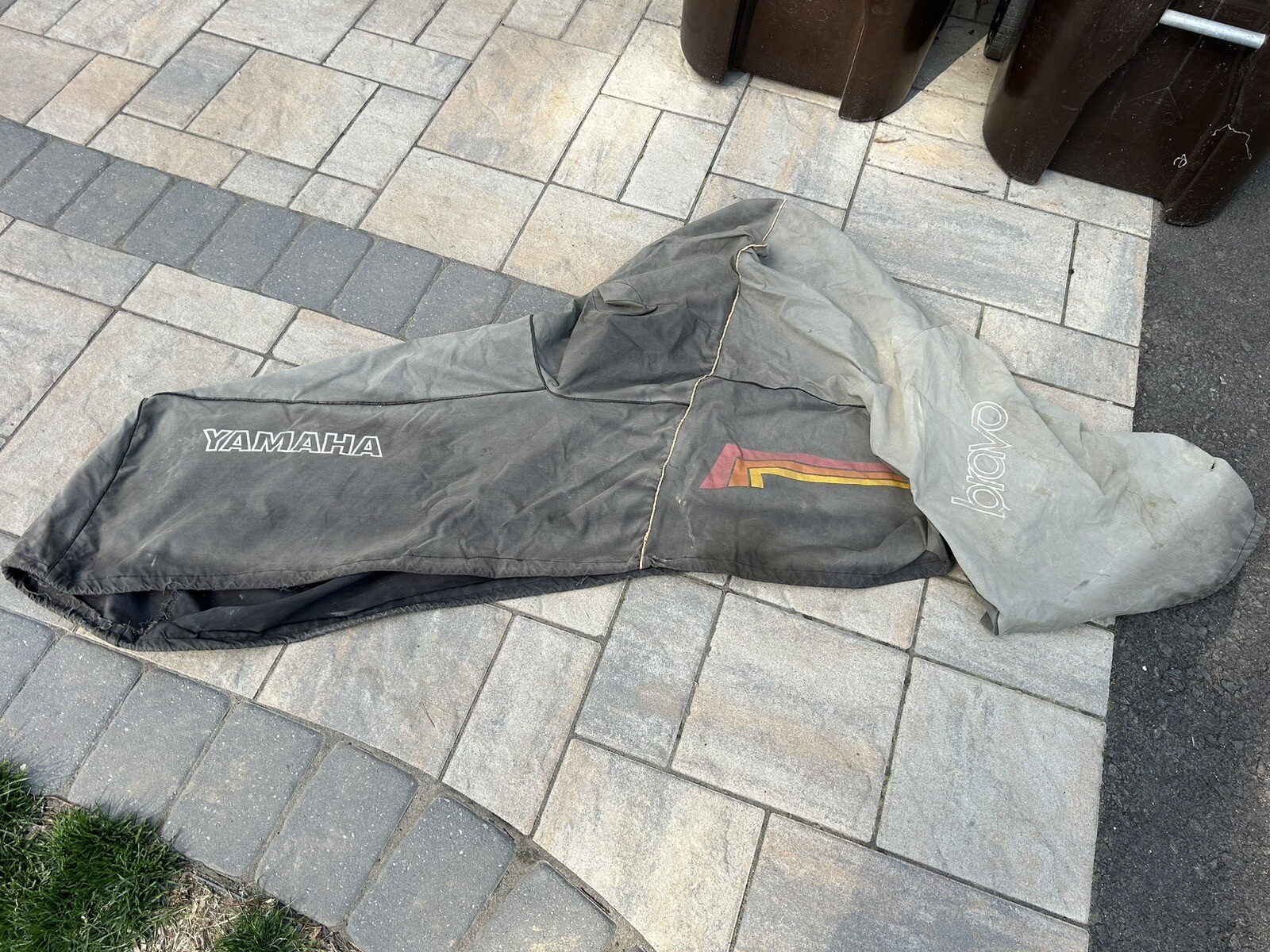 Vintage Yamaha Bravo Snowmobile Cover eBay