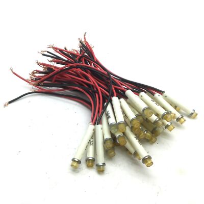 Lot of 35 Leecraft 3900 Panel Mount Warning Signal Indicator Pilot Light 12V 