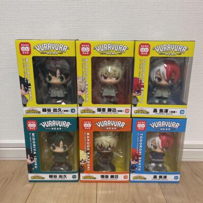 YURAVURA HEAD フィギュア 5体セット My Hero Academia Yurayura Head Figure Set of 6 Sega 2022 | eBay