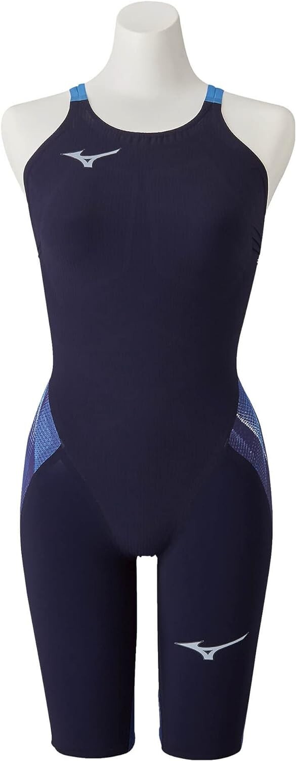 MIZUNO Swimsuit Women GX SONIC V 5 MR FINA N2MG0202 Size XL Blue