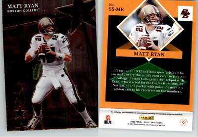 Matt Ryan 2022 Select Draft Stars SS-MR Boston College