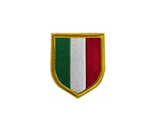 Patch Scudetto Serie A Termoadesivo 5,5x7CM ITALIA [Toppa]