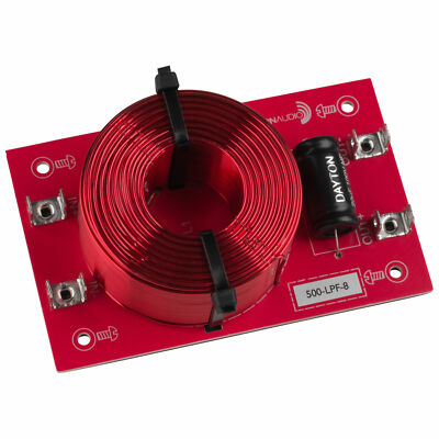 Dayton Audio 500-LPF-8 Low Pass Speaker Crossover 500 Hz 12 dB/Octave
