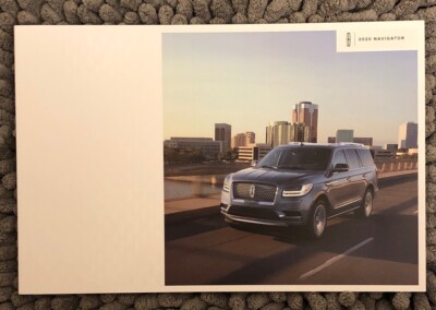 2020 LINCOLN NAVIGATOR 20-page Original Sales Brochure