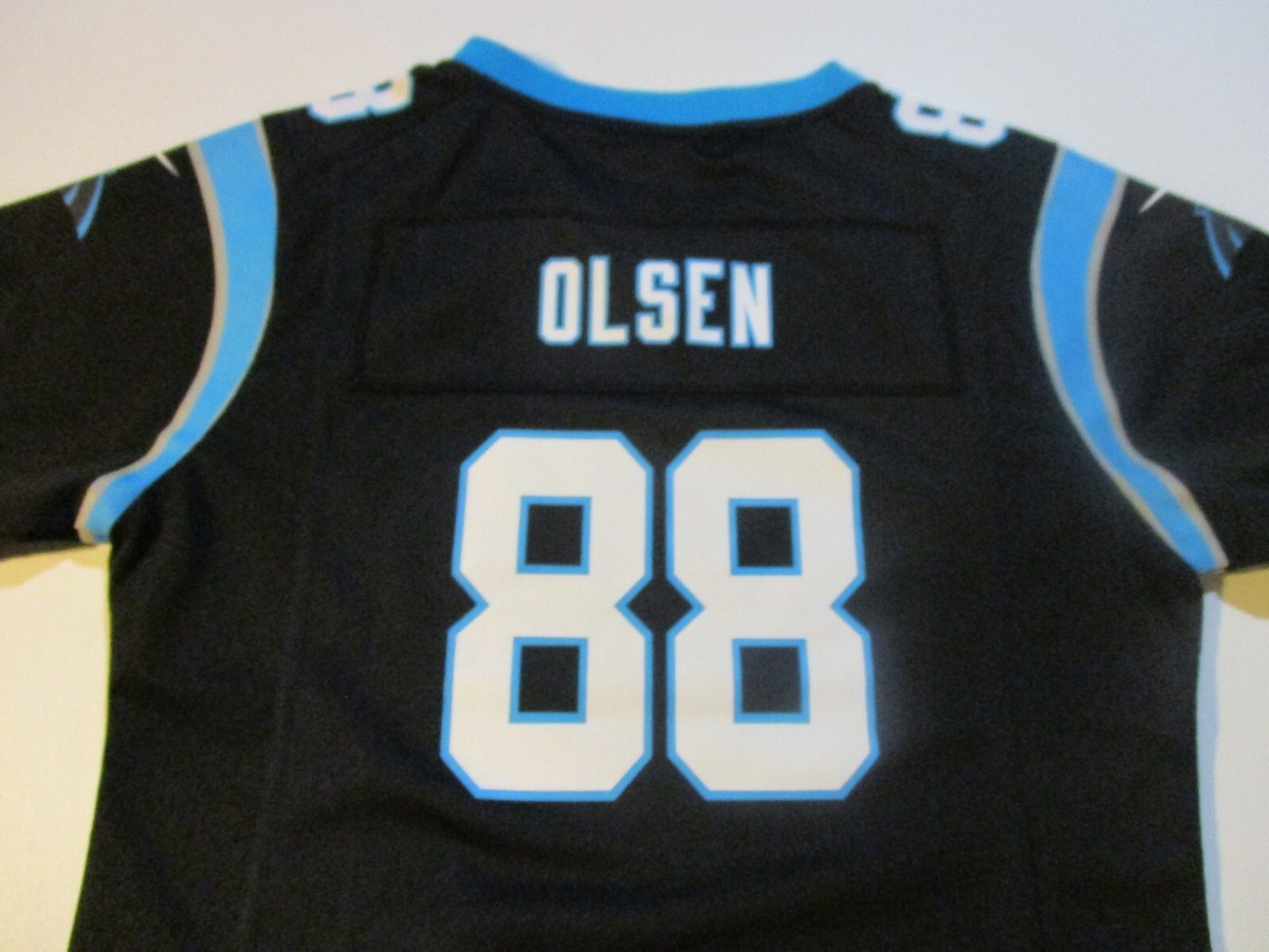 CAROLINA PANTHERS GREG OLSEN #88 NIKE ON FIELD JERSEY YOUTH LARGE