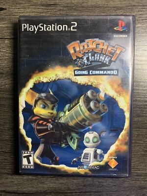 UNTESTED Playstation 2 (PS2)Ratchet & Clank Going Commando. See Photos No Manual