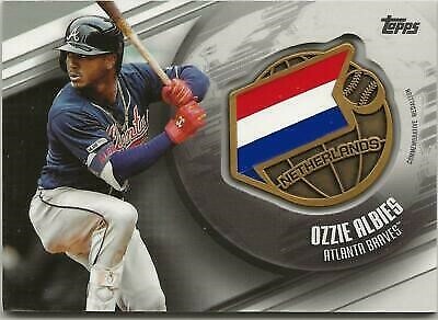 2020 Topps Series 1 OZZIE ALBIES Global Game Medallion Braves GGM