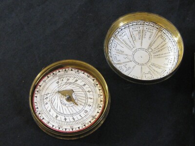 Pantochronometer Magnet Zifferblatt Kompass um 1860 C West Liverpool
