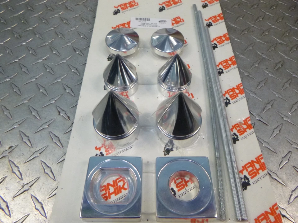 轴装扮套件 08 - 2017 铃木 GSXR 600 & 750 铬数控坯铝 美国 — 第 4/4 张图片