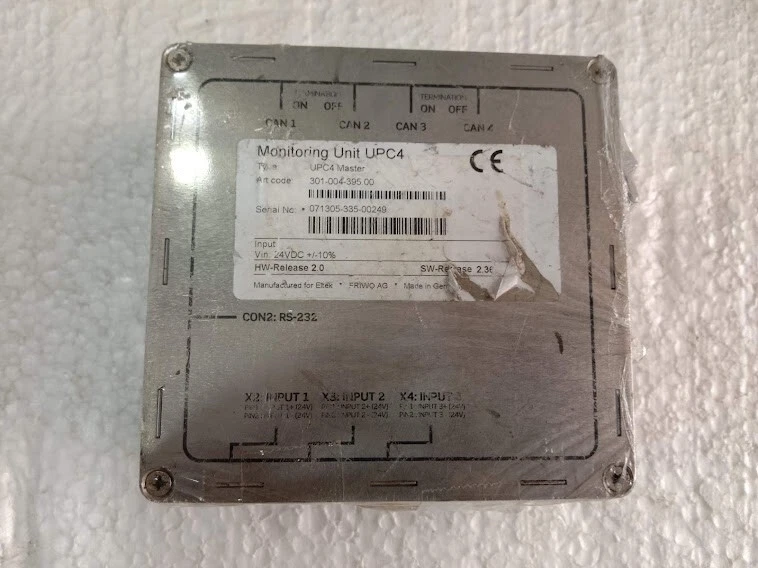 Monitoring Unit UPC4 Master 301-004-395.00 H.W-Release 2.0 SW Release 2.36.b78 - Image 4 of 4