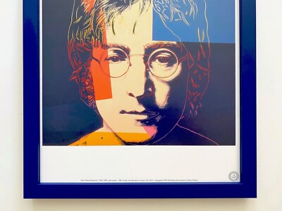 ANDY WARHOL ESTATE RARE 1990 FRAMED POP ART LITHOGRAPH PRINT 