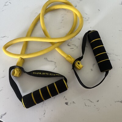 Workout Equipment Gold's Gym Yellow Resistance Band Buy