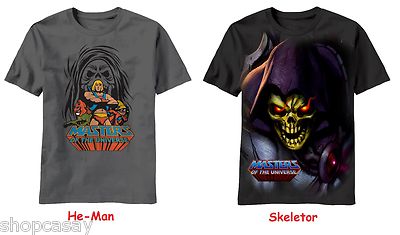 Orko Kult T-Shirt Uomo He-Man E Skeletor MOTU - Rossa, 100% Cotone, Taglia M - 3