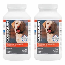 2 x Cosequin DS Plus MSM 360 Count Joint Health Supplement for Dogs Twin Pack