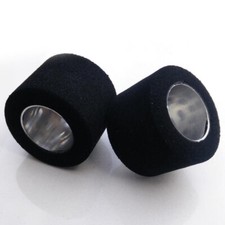 H R Racing HR1205 27 x 21mm Foam Tire w/ Wheel 1/8 Axle 2 1:24 Slot Car