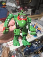 Vtg 1996 TMNT MUTA Force Robomatic Raphael Mech Suit Mutant Ninja Turtles Robot