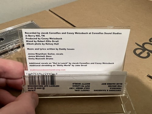 Daddy Issues - Can We Still Hang 2015 Audio Cassette Tape RARE Nashville TN - Picture 7 of 7