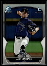 Jack Mahoney 2023 Bowman Draft Chrome 1st Refractor Card #BDC-29