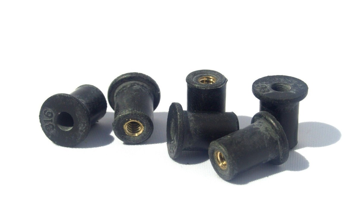 もも 25 Pack Screen Fairing Rubber Well Nuts Kawasaki Ninja ZX