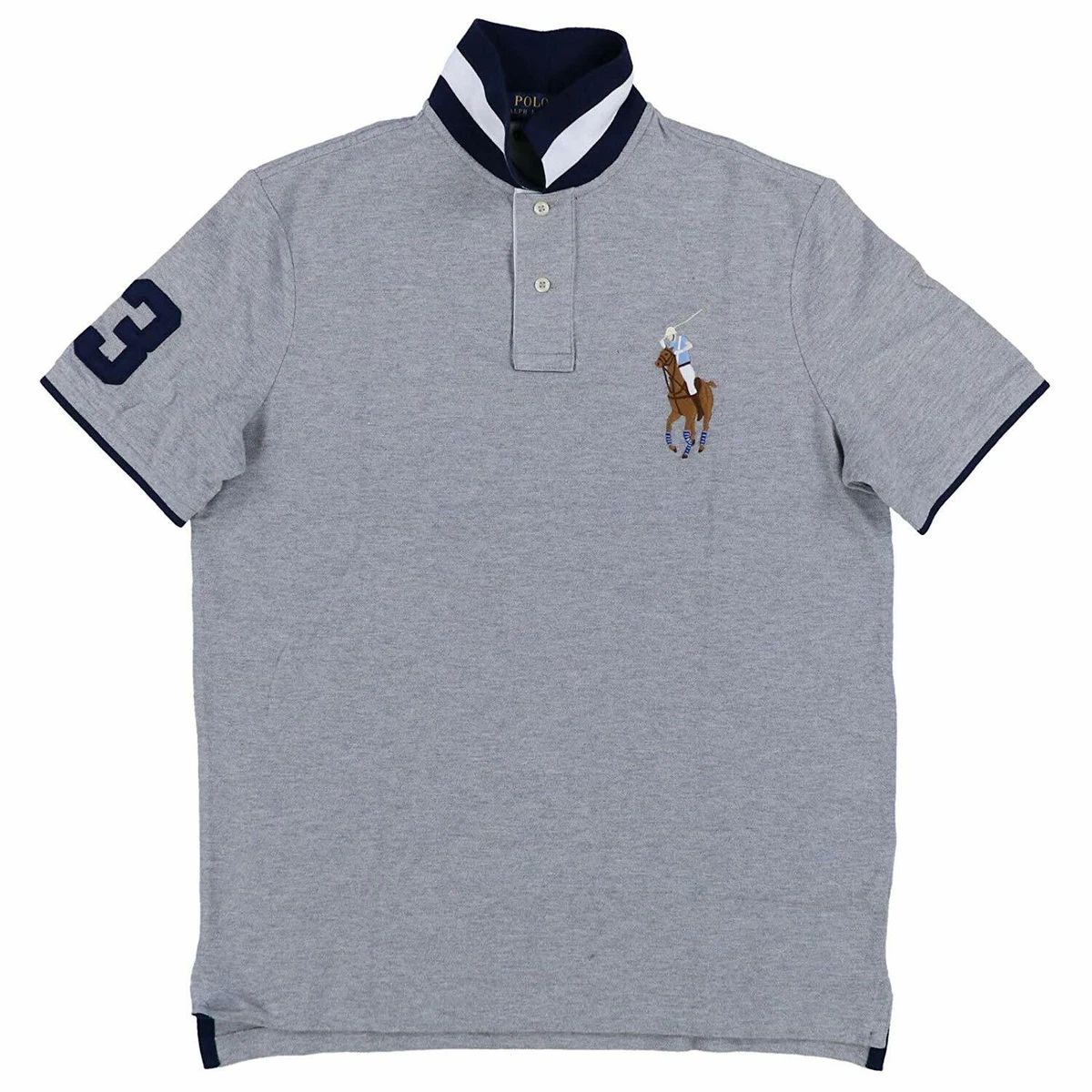 gray polo ralph lauren shirt
