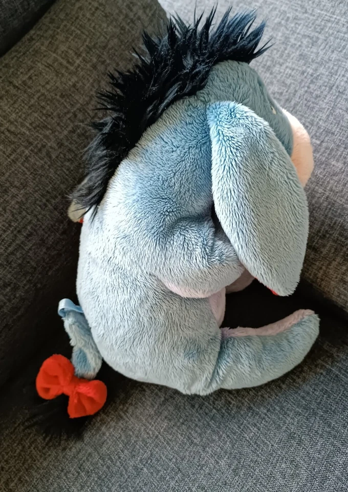 449🌟Peluche âne Bourriquet DISNEY NICOTOY Winnie L'ourson " I love you "  25 cm - Photo 3/4