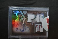 2015 TOPPS TRIPLE THREADS RELIC SEPIA PARALLEL #125 ANTHONY RANAUDO TEXAS RANGER