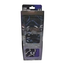 Black Panther Crew Socks 3 Pairs Marvel King T'Challa Wakanda Disney Gift Set