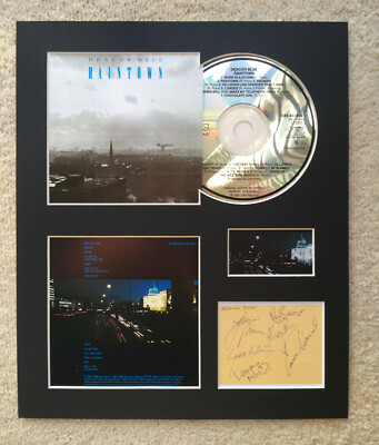 DEACON BLUE - Signed Autographed - RAINTOWN - Album Display