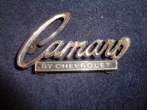 1968 1969 Chevy F-body Camaro Header-Trunk Decklid Emblem Script ...