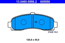 ATE 13.0460-5956.2 brake pad set, disc brake for Nissan