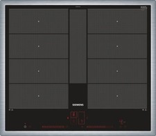 Siemens EX645LYC1E iQ700 Kochfeld  58,3cm  Induktion Edelstahl Rahmen schwarz