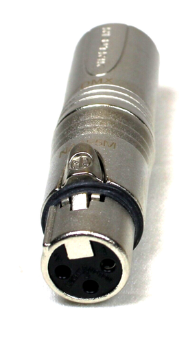 (2) Two Genuine NEUTRIK NA3F5M 3-Pin XLR Female to 5-Pin Male DMX Adapter - Picture 2 of 6