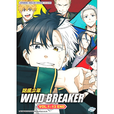 WIND BREAKER ウィンブレ DVD 全巻 NEW DVD Anime Wind Breaker Complete TV Series Vol. 1-13 End