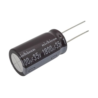 Nichicon PM 1800uF 35V Electrolytic Capacitor 105C (16mmx31.5mm