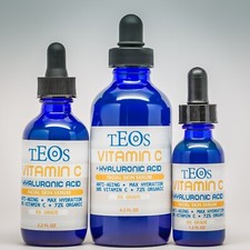 VITAMIN C Serum 30  E  FERULIC ACID in 100 HYALURONIC ACID Base - Anti-Aging