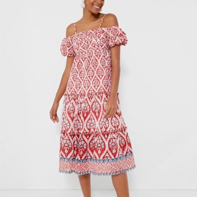 NWT ASH & EDEN Tuckernuck Multi Fenya Midi Dress XL