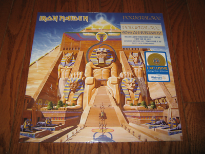 IRON MAIDEN-Powerslave 40th Anniversary Zoetrope Vinyl + 3D Art