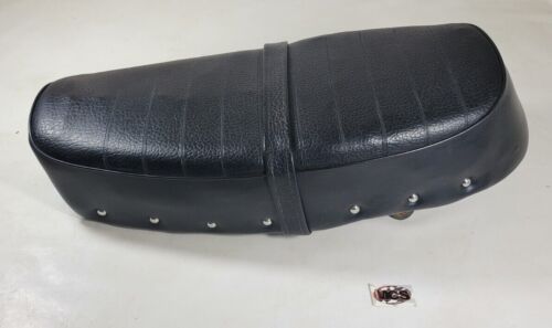 BULTACO (100) OEM Full driver / passenger seat saddle metal pan assy - Picture 2 of 10