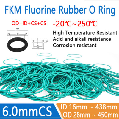 Metrc O-Rngs 2.5mm Cross Secton 1mm-215mm D - Orng Ol Resstant