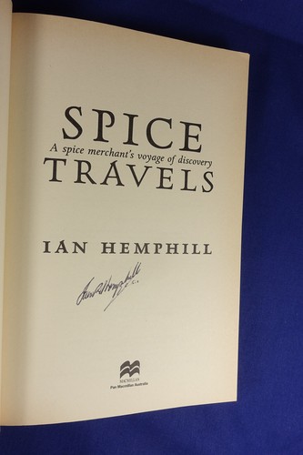Signed Book SPICE TRAVELS Ian Hemphill SPICE MERCHANT TRAVEL FOR SPICES - Picture 5 of 12