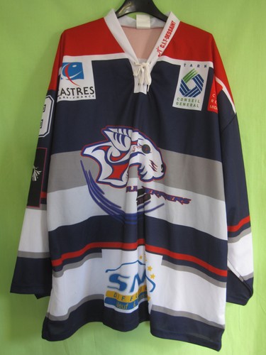 Vintage CIT DESSAINT Tarn Castres Bull Terriers Jersey Castres Hockey Jersey - XL - Picture 1 of 5