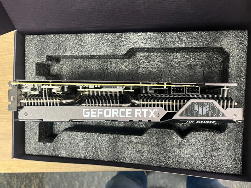 ASUS TUF GeForce RTX 3070 OC 8GB GDDR6 Gaming Graphics Card USED WITH BOX - Image 2 of 4