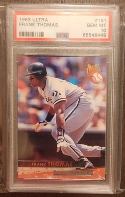 1993 Fleer Ultra Frank Thomas #181 PSA 10 GEM MINT LOW POP White