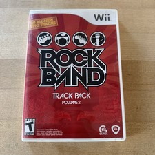 Rock Band Track Pack: Vol. 2 (Nintendo Wii, 2008) TESTED 