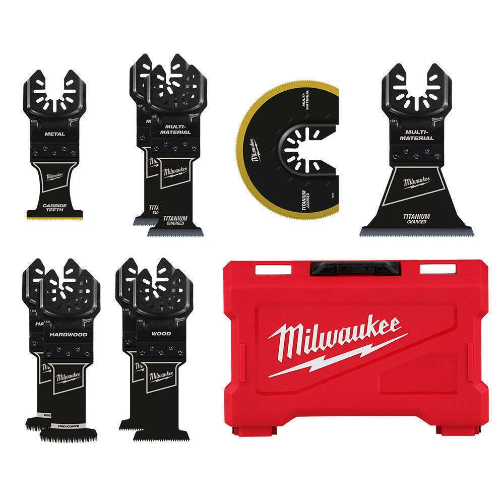 Milwaukee OPEN-LOK 9-Piece Oscillating Multi-Tool Blade Kit 49-10-9113