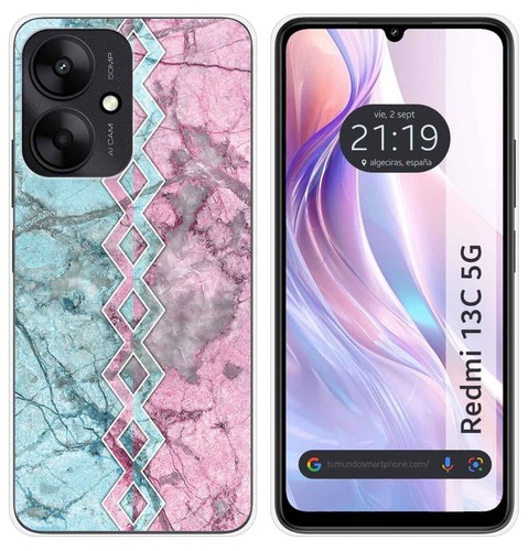 Custodia Per Xiaomi Redmi Note 12 Pro 4G DEDUX – Cover In Silicone TPU Con Effetto Marmo Glitter Verde, Ultrasottile, Antiurto E Antigraffio - 2