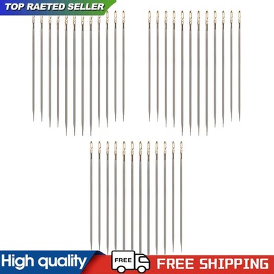 36 Stück Handnadeln Easy Thread Nadeln Seitenfädeln Nähnadeln 