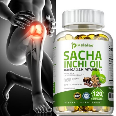 Sacha Inchi Oil 120pcs - Brain, Skin, Joint Health, Relieve Inflammation